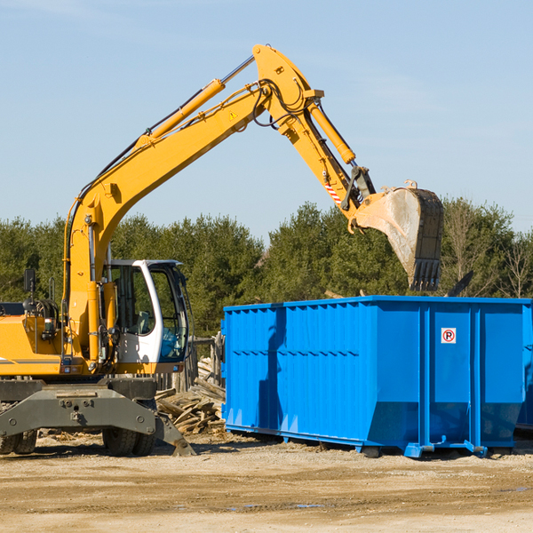 can i choose the location where the residential dumpster will be placed in West Scio